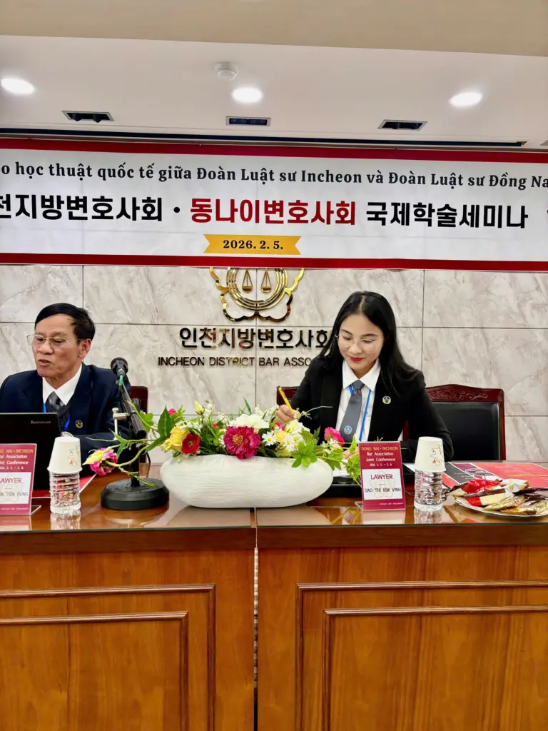 Hội thảo Đoàn Luật sư Incheon – Đồng Nai